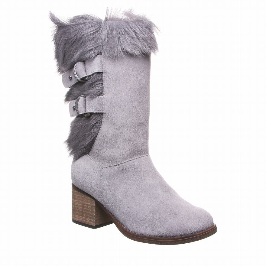 Bearpaw Madeline Ankle Boots UK - Women's Boots Grey ||JATQOX-576||